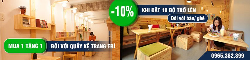 Thư ngỏ xin được cung cấp nội thất cho khối nhà hàng, quán cafe, quán trà sữa...