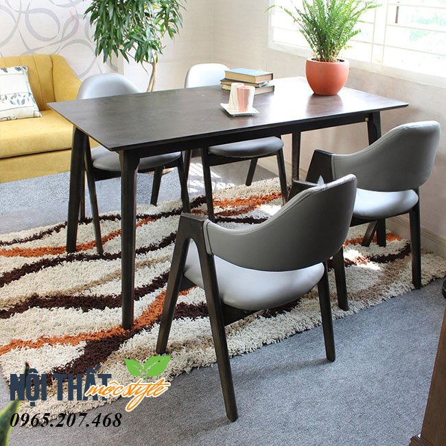 Bộ bàn ghế gỗ emma bền, đẹp, giá rẻ nhất tại nội thất mộc Style