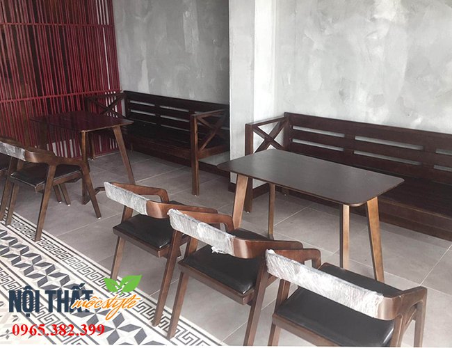 Bàn ghế gỗ cực chất cho quán cafe - Nội thất Mộc Style Bàn ghế gỗ cực chất cho quán cafe - Nội thất Mộc Style