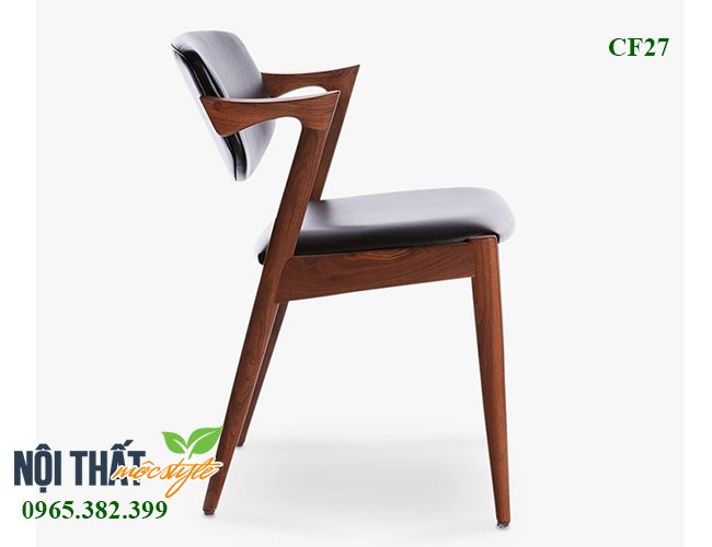 Kích thước, kiểu dáng tiêu chuẩn của ghế gỗ Kai CF27