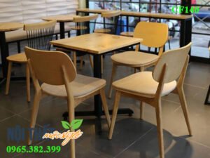 Bàn ghế cafe CF140 thiết kế đơn giản mà hiện đại