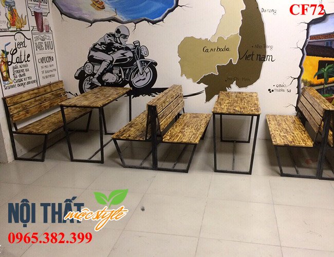 Mẫu bàn ghế cafe Cf72 thoải mái, mang đến khách hàng những trải nghiệm thú vị nhất 