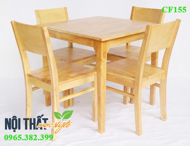 Bàn ghế CF155 với tông màu tự nhiên trẻ trung, năng động Bàn ghế CF155 với tông màu tự nhiên trẻ trung, năng động