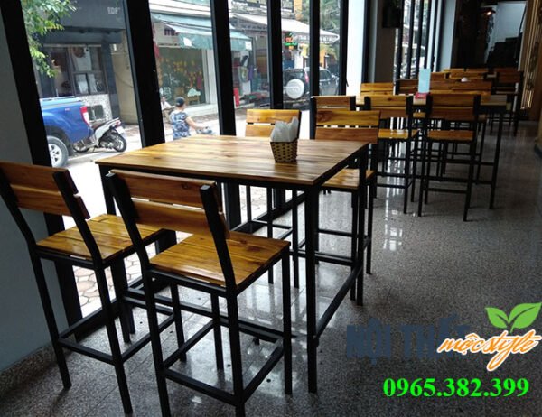 Bàn ghế cafe cho không gian quán cafe, quán ăn, beer club