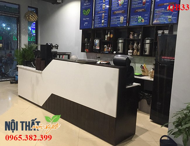 Quầy bar QB33 mang nét đẹp hiện đại, tính ứng dụng cao Quầy bar QB33 mang nét đẹp hiện đại, tính ứng dụng cao