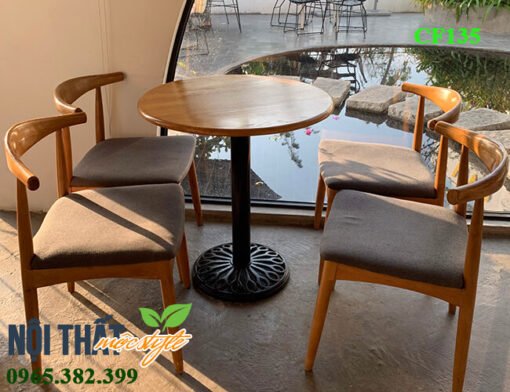 Bàn ghế cafe CF135 ứng dụng đa dạng trong mọi không gian
