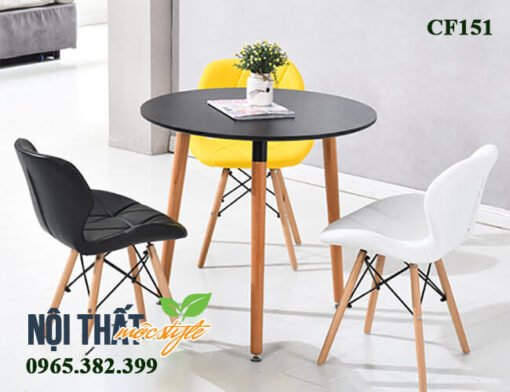 Bàn ghế cafe CF151 với đầy đủ màu sắc để bạn lựa chọn cho không gian quán của bạn
