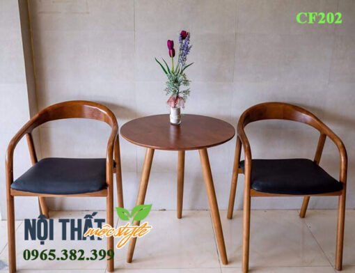 Bàn ghế cafe CF202 một vẻ đẹp kiêu sa, quý phái