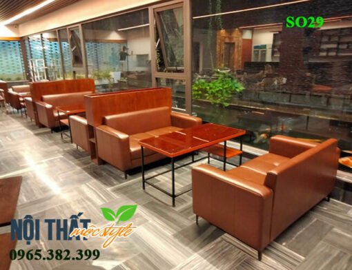 Sofa cafe SO29 đơn giản mà tinh tế và hiện đại